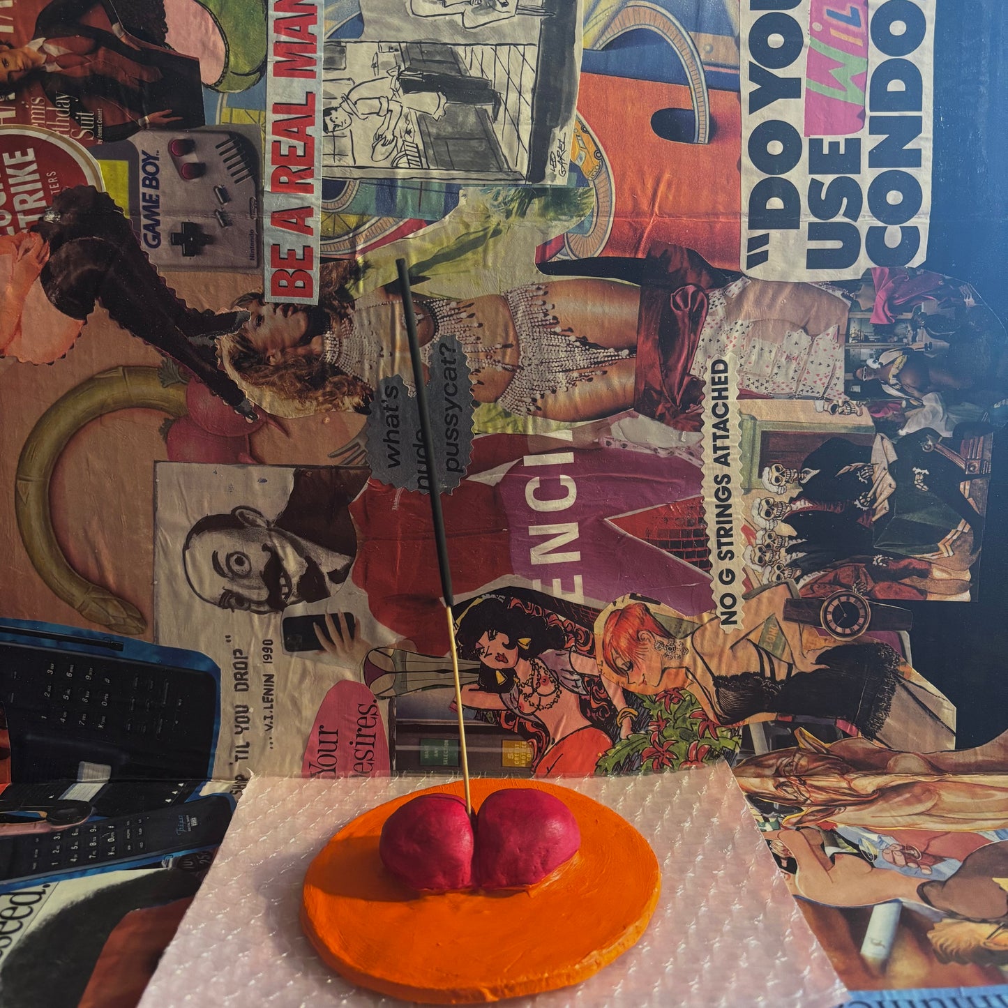 Incense Hole - PINK AND ORANGE